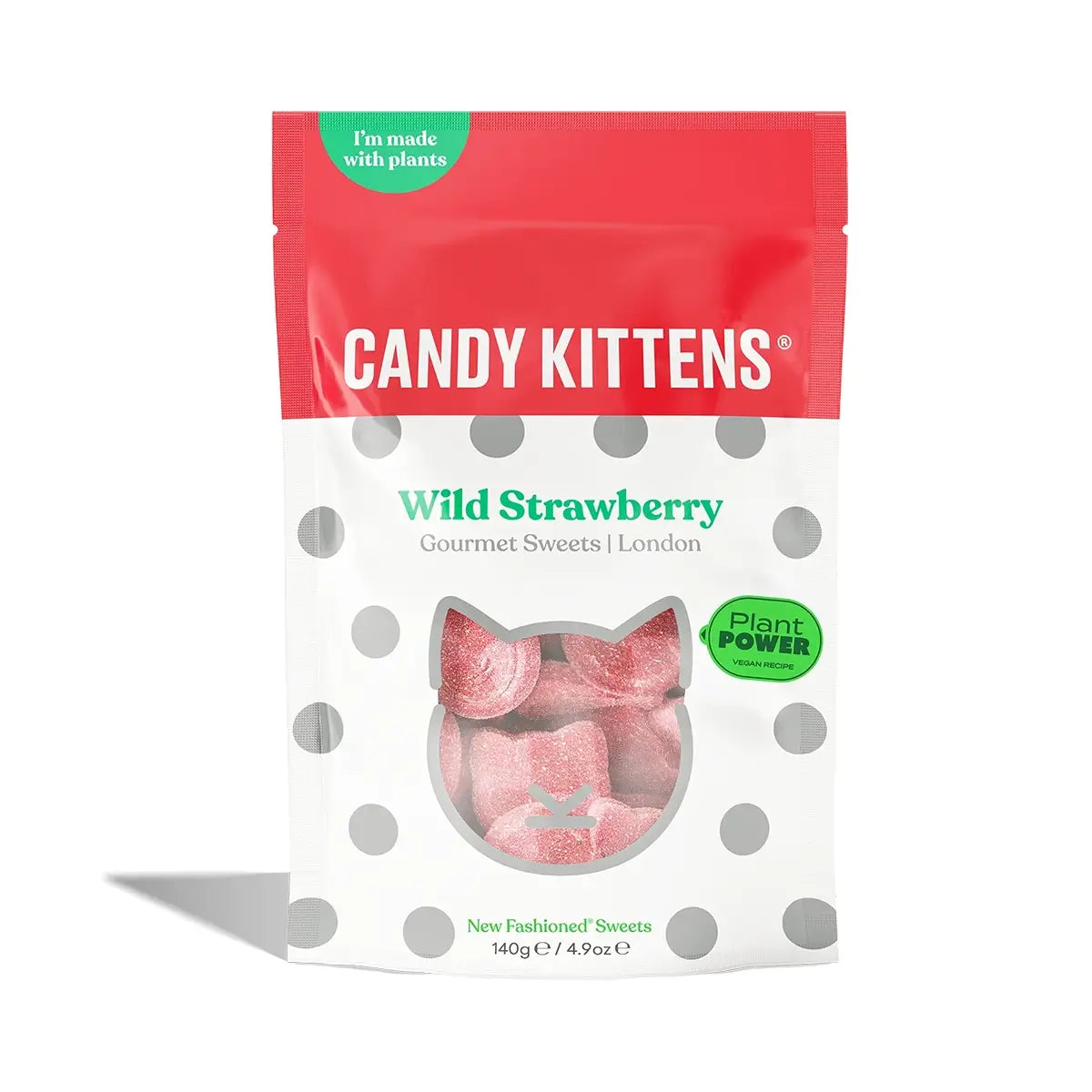 Candy Kittens Wild Strawberry 140g - Case of 10