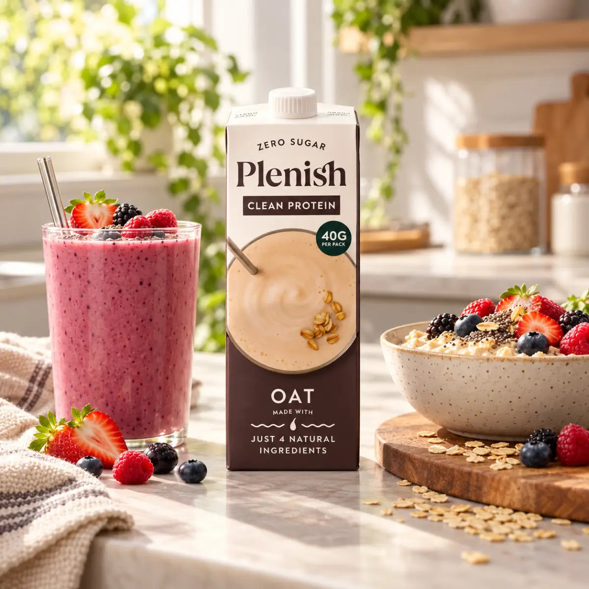Plenish Clean Protein Oat M*lk 1L - Case of 8