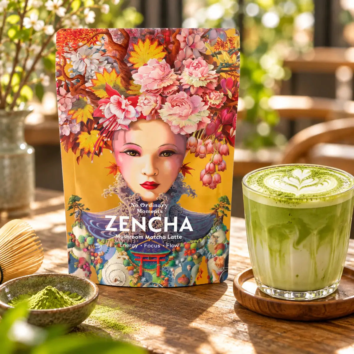 No Ordinary Moments Zencha Mushroom Matcha 150g