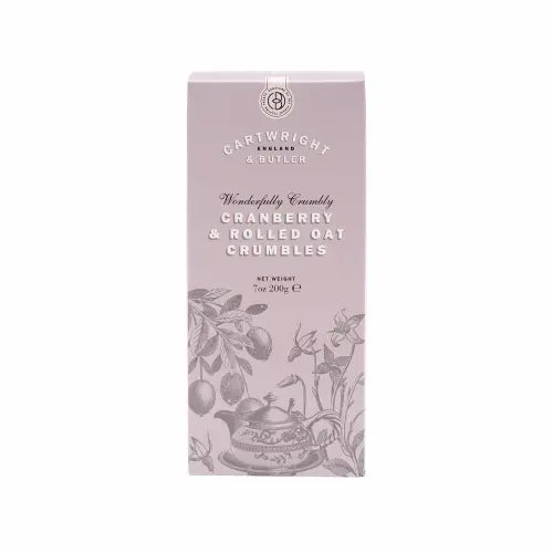 Cartwright & Butler - Cranberry Crumbles Biscuit 200g - Case of 6