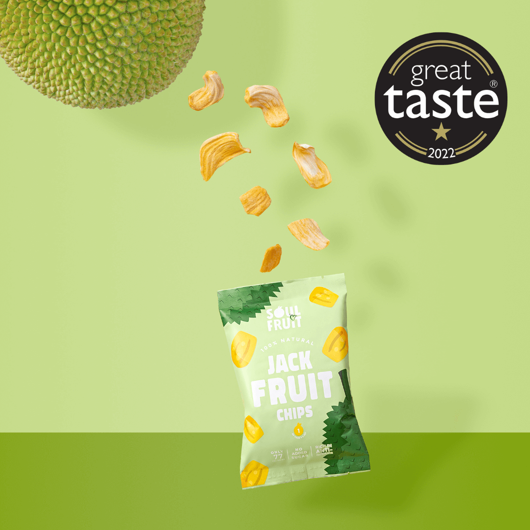 Soul Fruit Wholesale - Jackfruit Chips 10 x 20g Great Taste Award Winner 2022