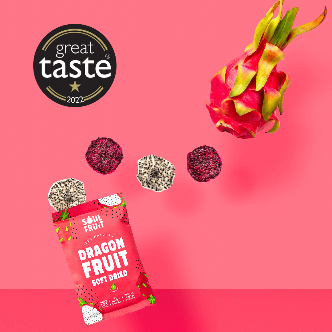 Soul Fruit Wholesale - Soft Dried Dragon Fruit 10 x 20g Lifestyle