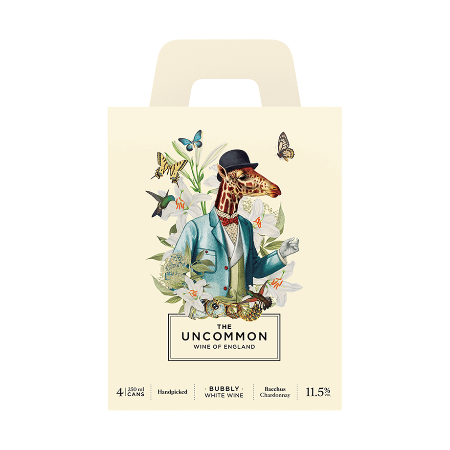 The Uncommon Wine of England - "Gerald" Bubbly White Wine 24 x 187ml