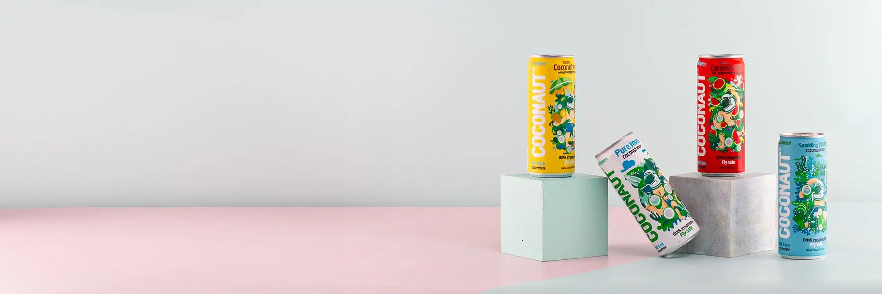 Coconaut pure coconut water all 4 flavours