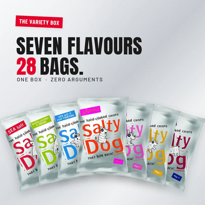 Salty Dog Crisps Variety Pack 28 x 40g