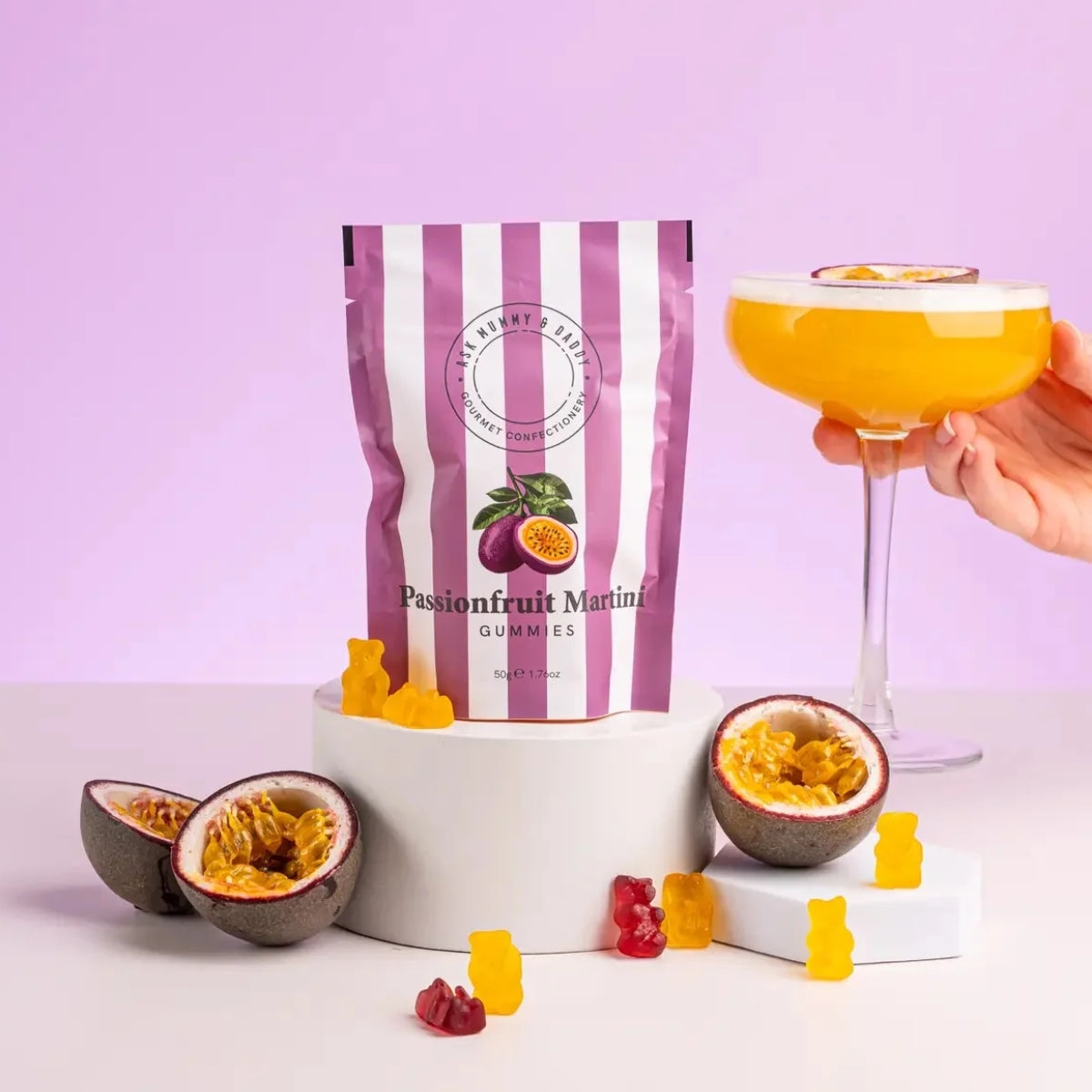 Ask Mummy & Daddy Passionfruit Martini 50g - Case of 16