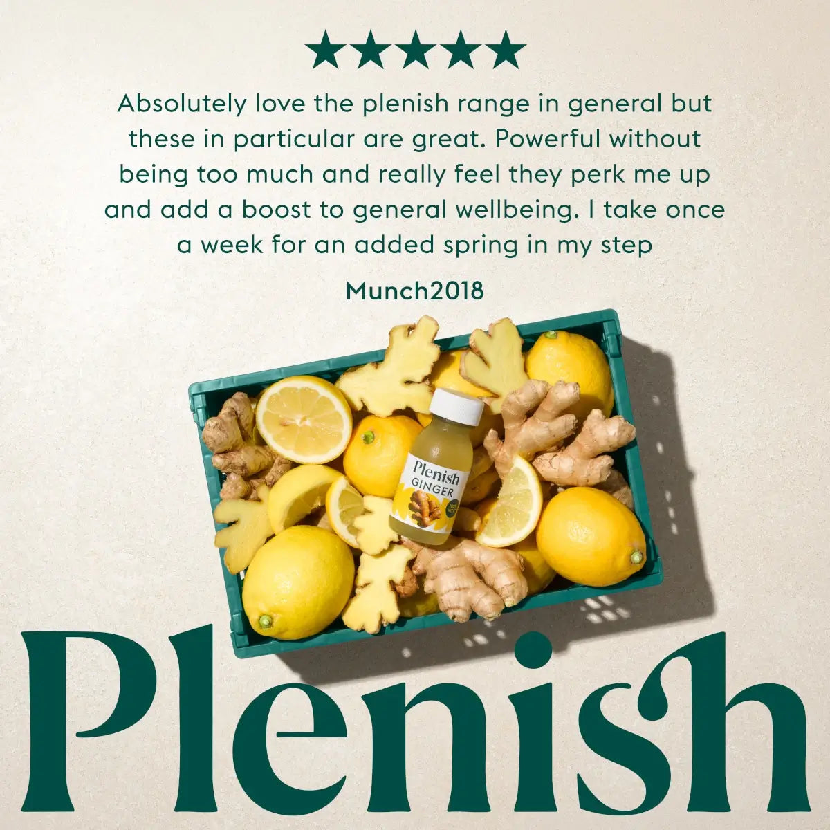 Plenish Ginger Immunity Shot 60ml
