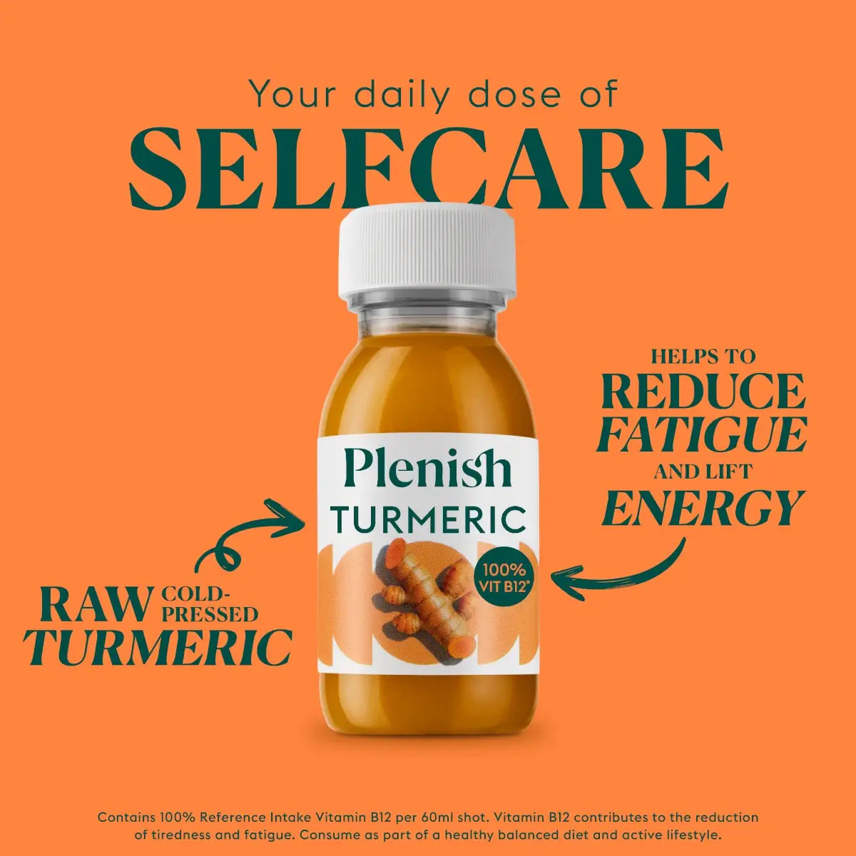 Plenish Turmeric Recovery Shot 60ml 