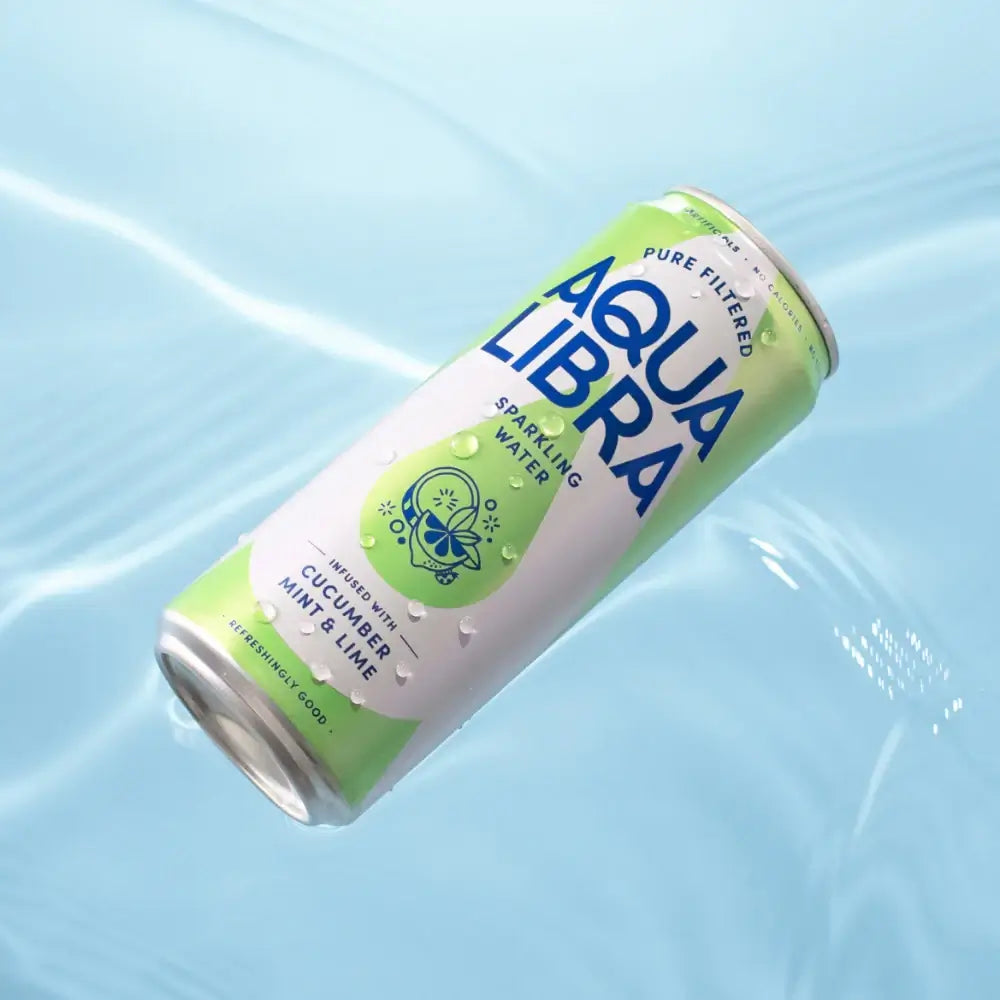 Aqua Libra Cucumber, Mint & Lime Sparkling Water 330ml 