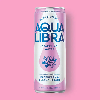 Aqua Libra Raspberry & Blackcurrant Sparkling Water 330ml