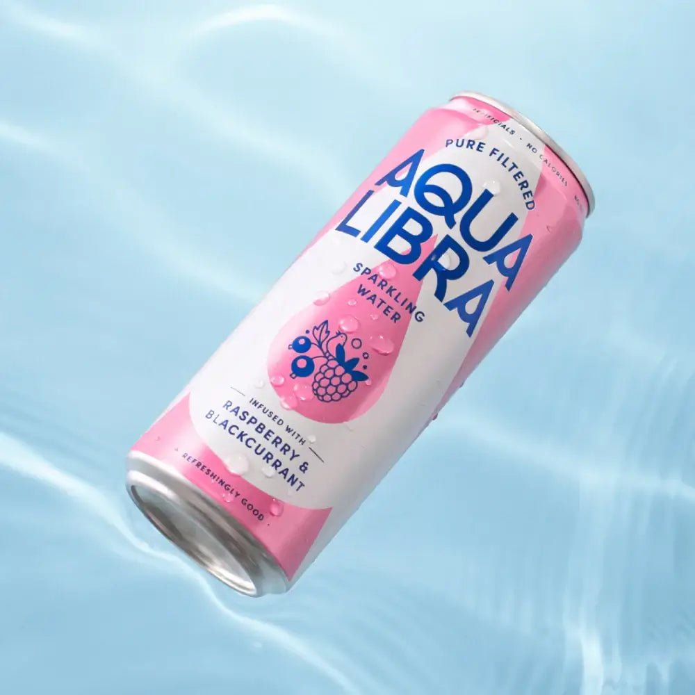 Aqua Libra Raspberry & Blackcurrant Sparkling Water 330ml