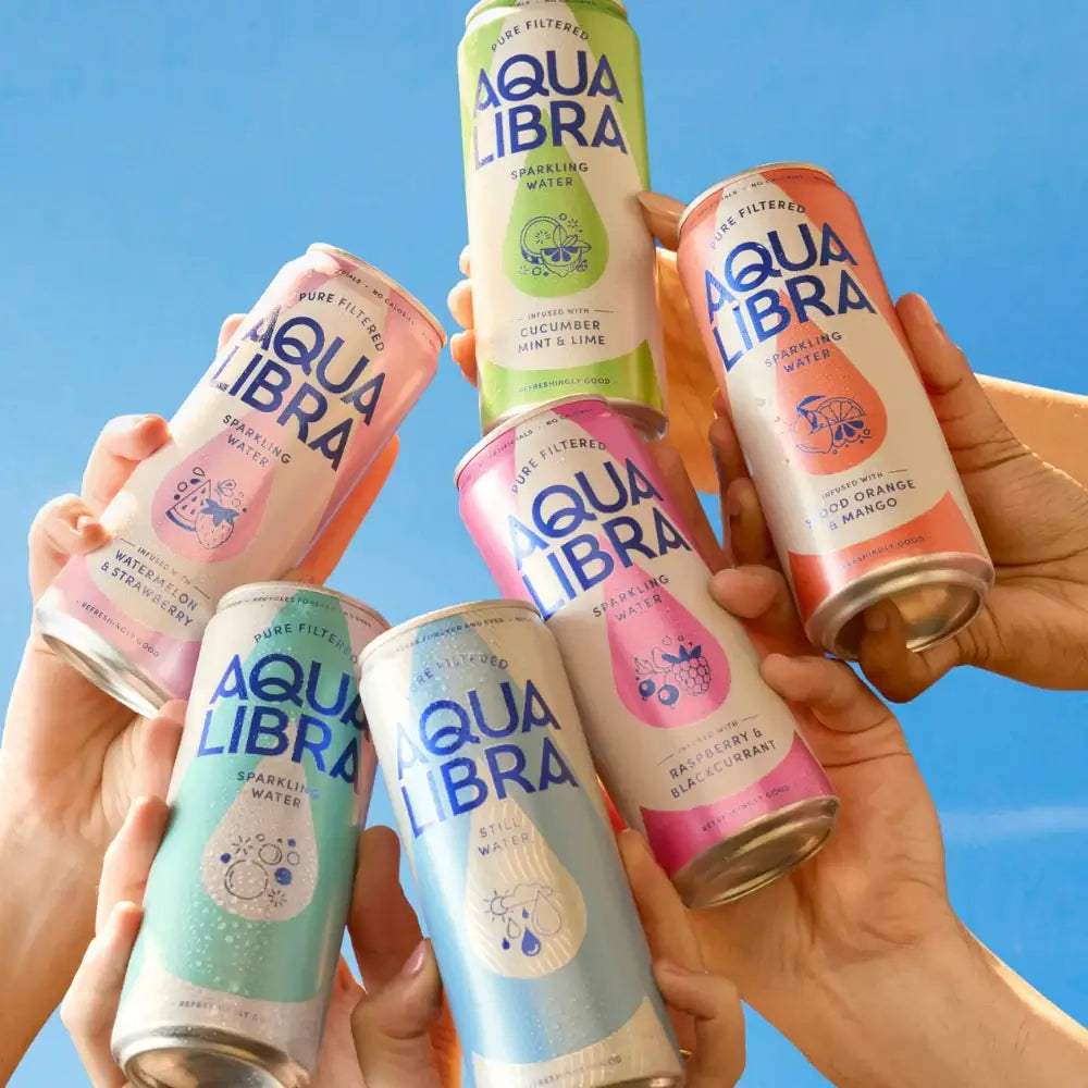 Aqua Libra Sparkling Water 330ml Range
