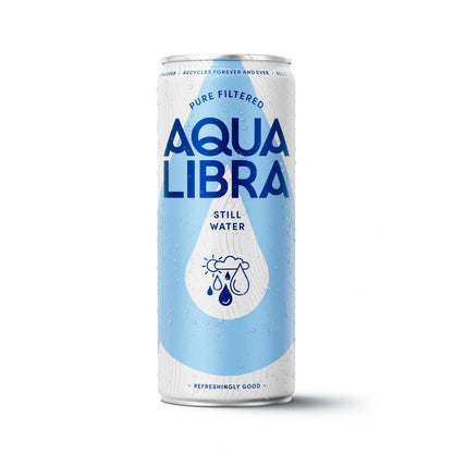 Aqua Libra Still Water 330ml Can - Case of 24
