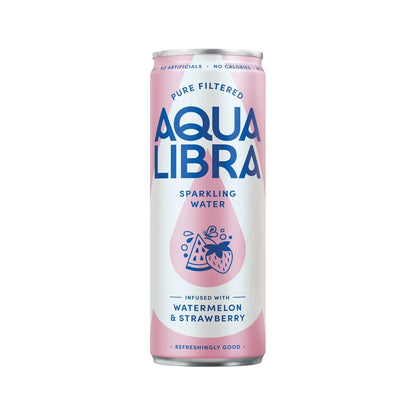 Aqua Libra Watermelon & Strawberry 330ml - Case of 24