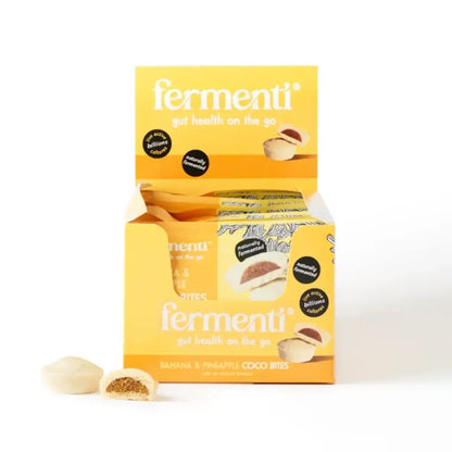 Fermenti - Banana and Pineapple Coco Bites 15 x 12g