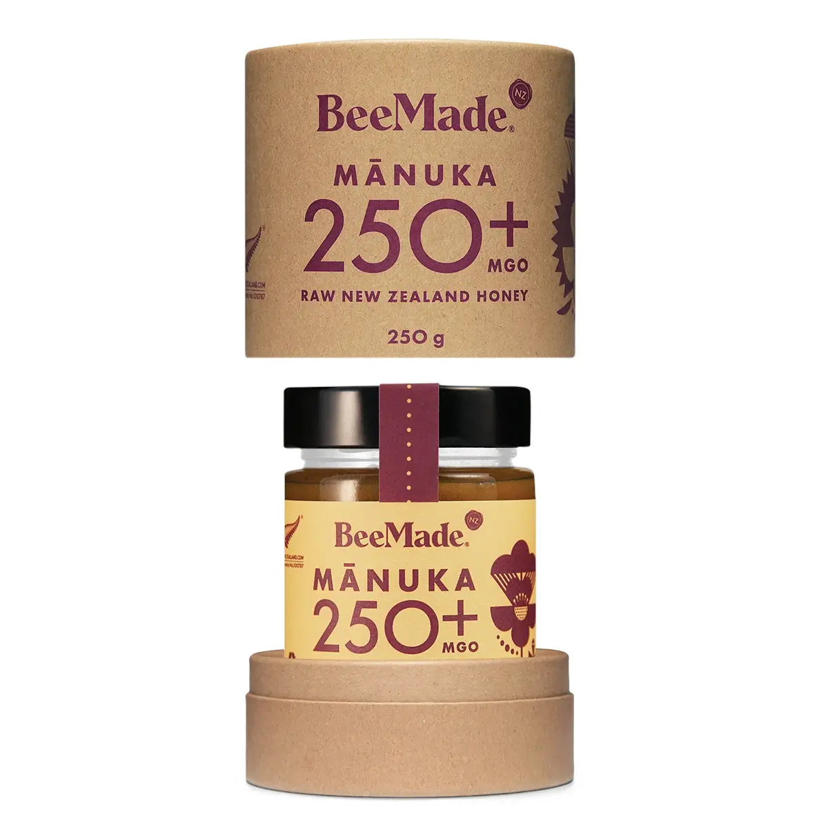 BeeMade - Harvest Mànuka Honey MGO 250+ 250g inside tube
