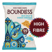 Boundless - Sea Salt & Cider Vinegar Activated Chips 24 x 23g new