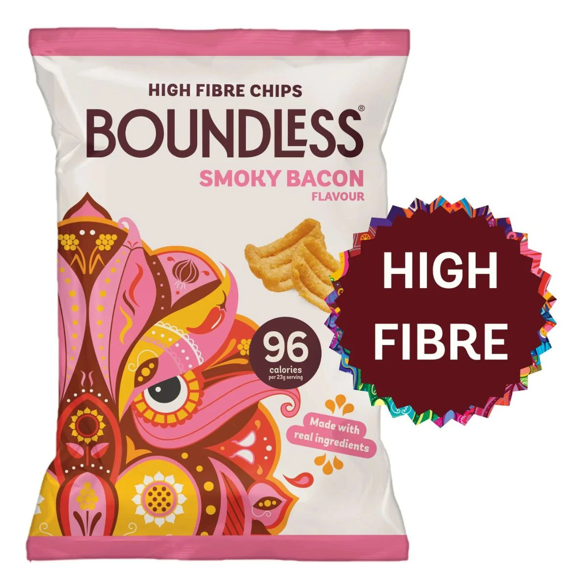 Boundless bacon activated chips case of 24