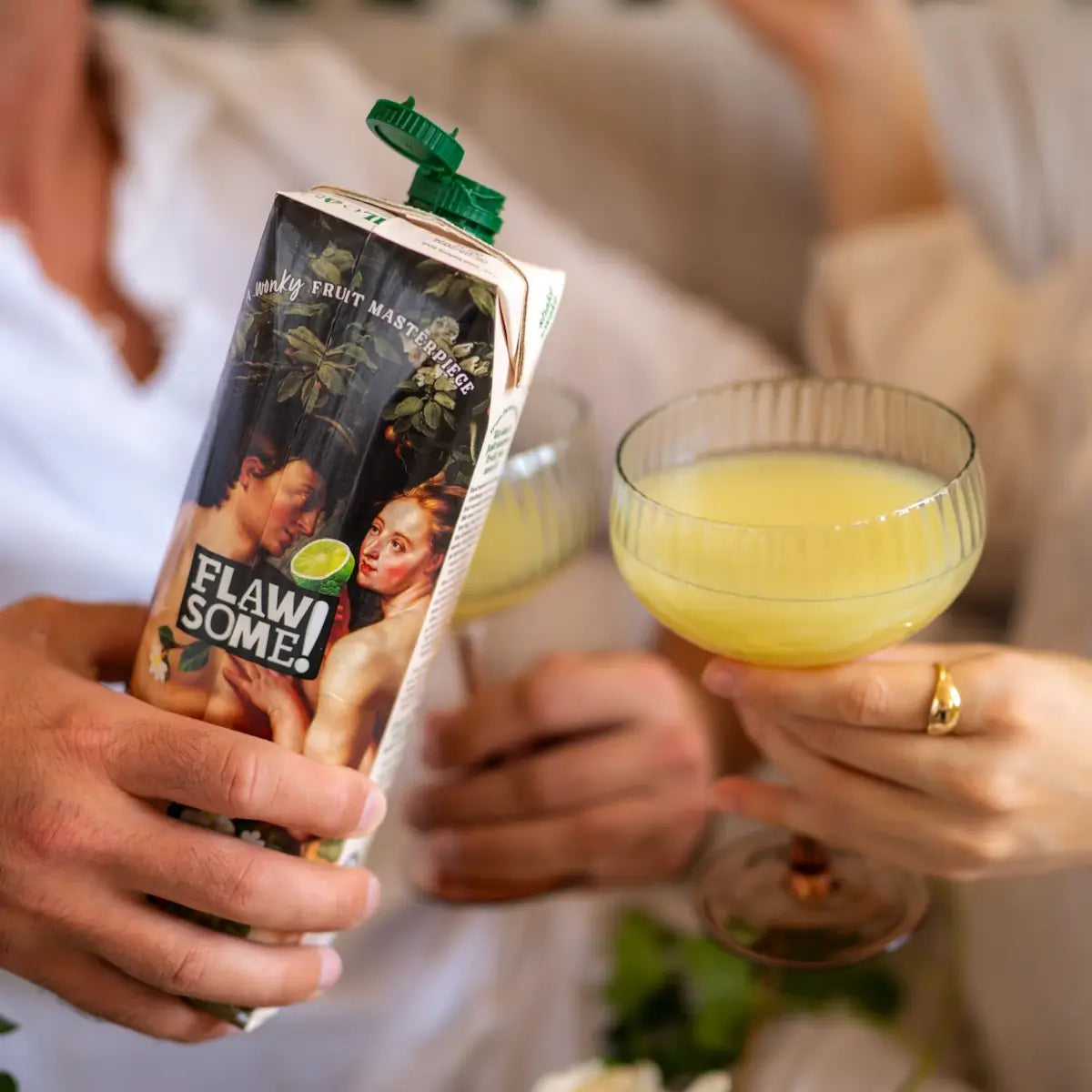 Flawsome! Drinks Lime Cold-Pressed Juice 1L - Case of 6