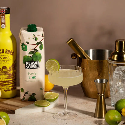 Flawsome! Drinks Lime Cold-Pressed Juice 1L - Case of 6