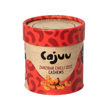 Cajuu Zanzibar Chilli Zest Cashew Tube 100g - Case of 6