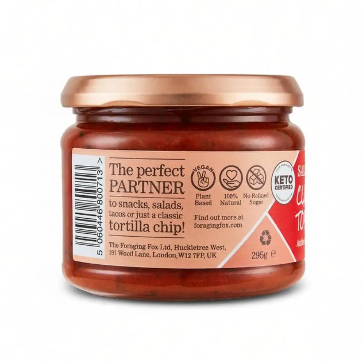 The Foraging Fox - Classic Tomato Salsa 6 x 295g - FODA Warehouse