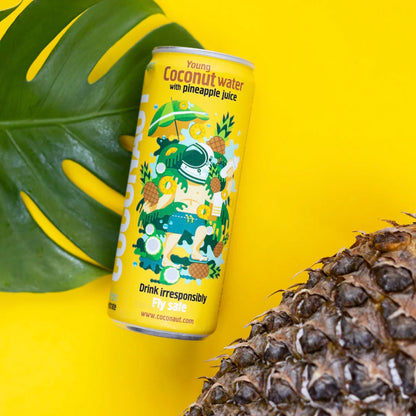 Coconaut - Coconut Water with Pineapple Juice 12 x 320ml Lifestyle
