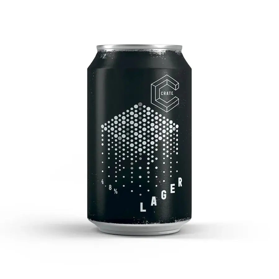 Crate Brewery Lager Can 4.8% ABV 330ml
