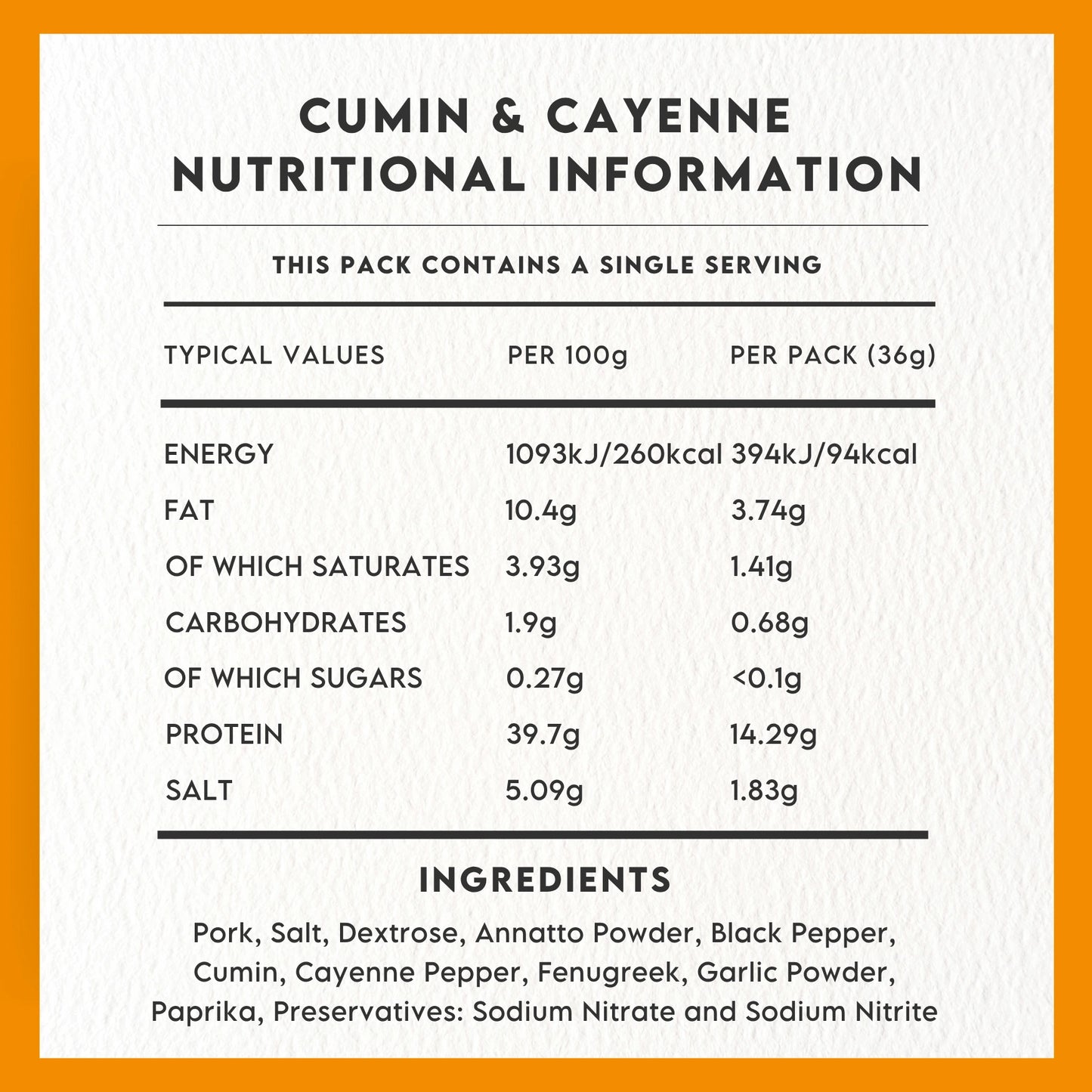 Club Salami Cumin & Cayenne Salami Bites 36g - Case of 12