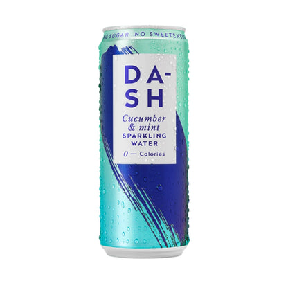 Dash Water Sparkling Cucumber & Mint 330ml - Case of 12