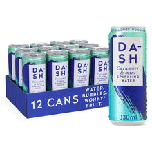 Dash Water Sparkling Cucumber & Mint 330ml - Case of 12