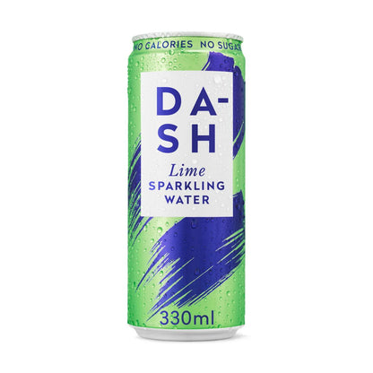 Dash Water Sparkling Lime 330ml - Case of 12