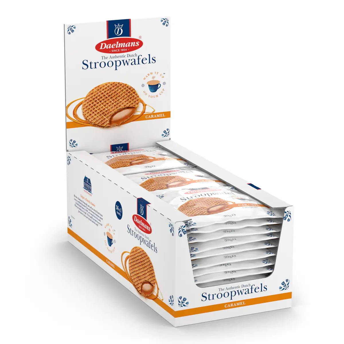 Daelmans Stroopwafel Caramel Waffle 39g - Case of 36