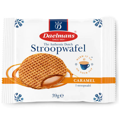 Daelmans Stroopwafel Caramel Waffle 39g - Case of 36