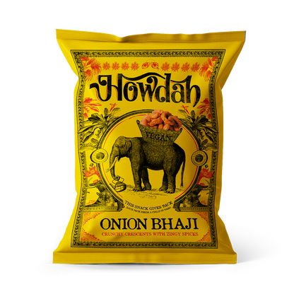 Howdah Snacks - Onion Bhaji Snacks 6 x 150g