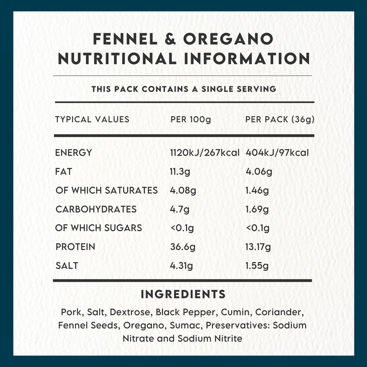 Club Salami Fennel & Oregano Salami Bites 36g - Case of 12