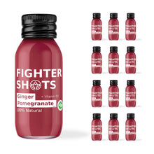 Fighter shots - ginger and pomegranate -  Case of 12