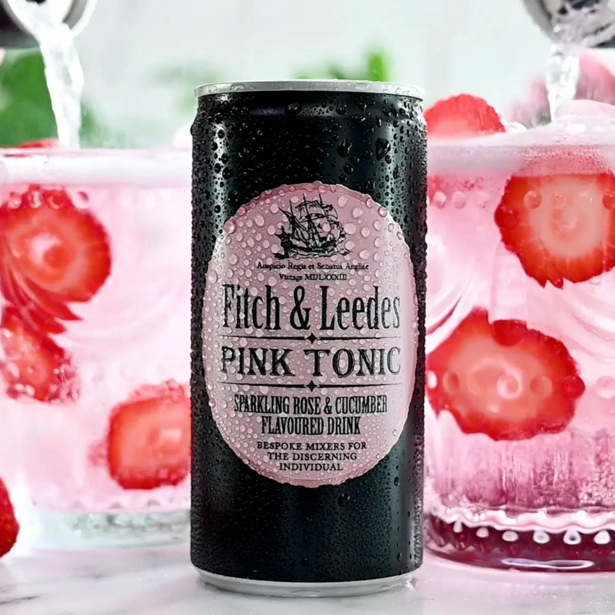 Fitch & Leedes Pink Tonic 200ml - Case of 24 Lifestyle