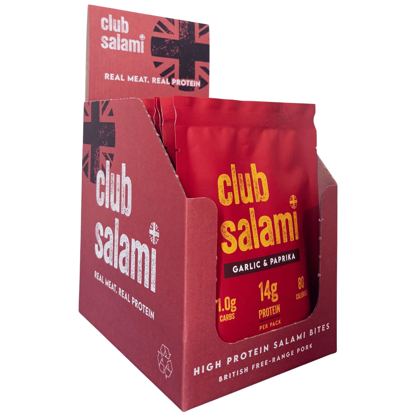 Club Salami Garlic & Paprika Salami Bites 36g - Case of 12