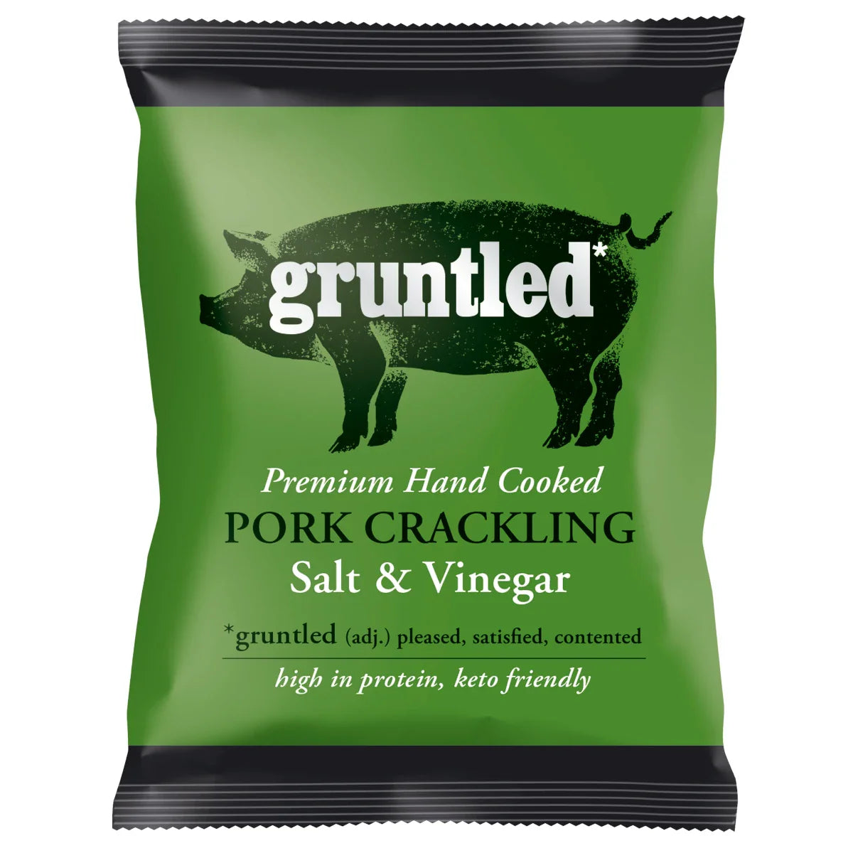 Guntled Gruntled - Pork Crackling Salt & Vinegar 20 x 35g | FODA Warehouse ...