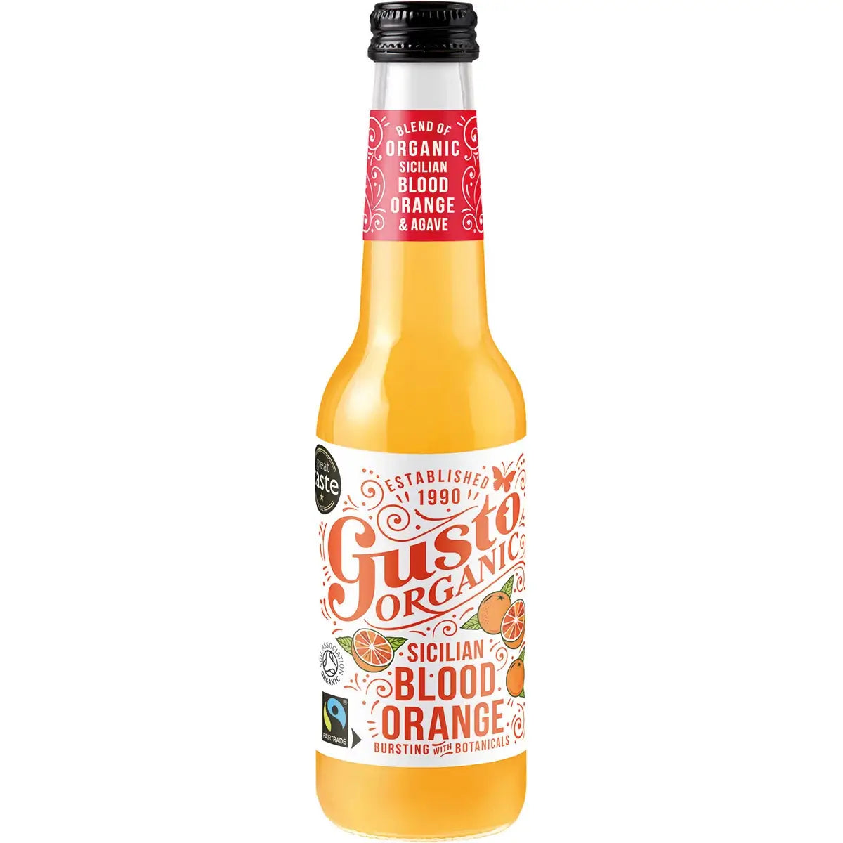 Gusto Organic Sicilian Blood Orange 12 x 275ml