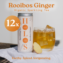 Holos Rooibos Ginger Organic Sparkling Tea 250ml - Case of 12