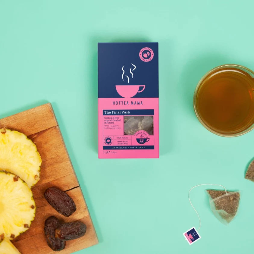 HotTea Mama - Organic The Final Push Raspberry Leaf Tea 8 x 20g