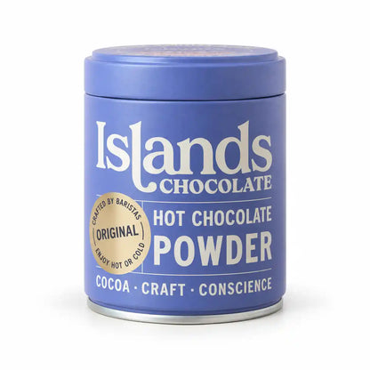 Islands Chocolate - Original Hot Chocolate Powder 180g Tin - Case of 6