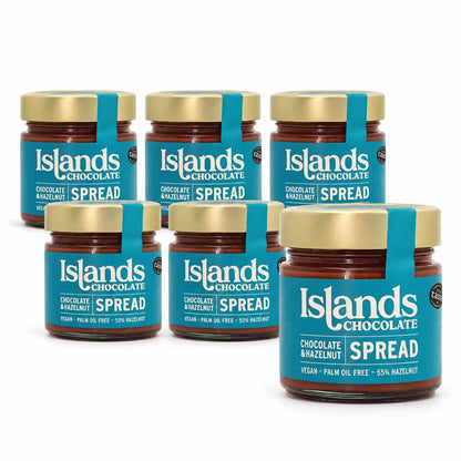 Islands Chocolate - Cocoa & Hazelnut Spread 200g - Case of 6