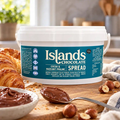 Islands Chocolate - Cocoa & Hazelnut Praline Spread 2kg