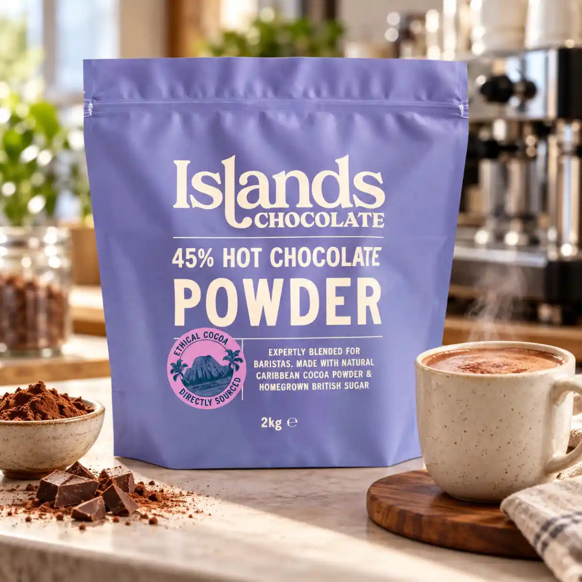 Islands Chocolate - 45% Hot Chocolate Powder 2kg
