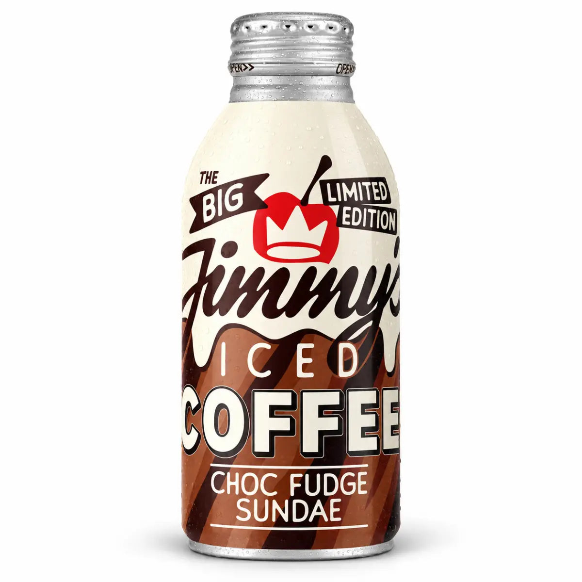 Jimmy's Iced Coffee - Choc Fudge Sundae 380ml BottleCan - Case of 12