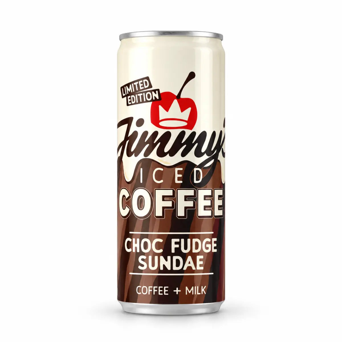 Jimmy's Iced Coffee - Choc Fudge Sundae 250ml Can - Case of 12