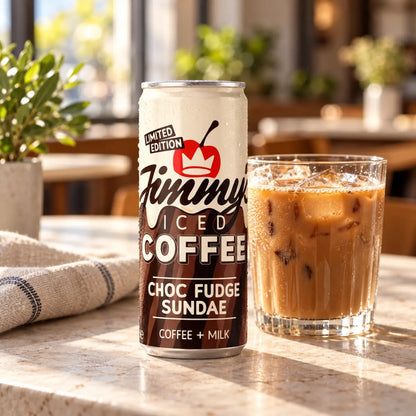 Jimmy's Iced Coffee - Choc Fudge Sundae 250ml Can - Case of 12